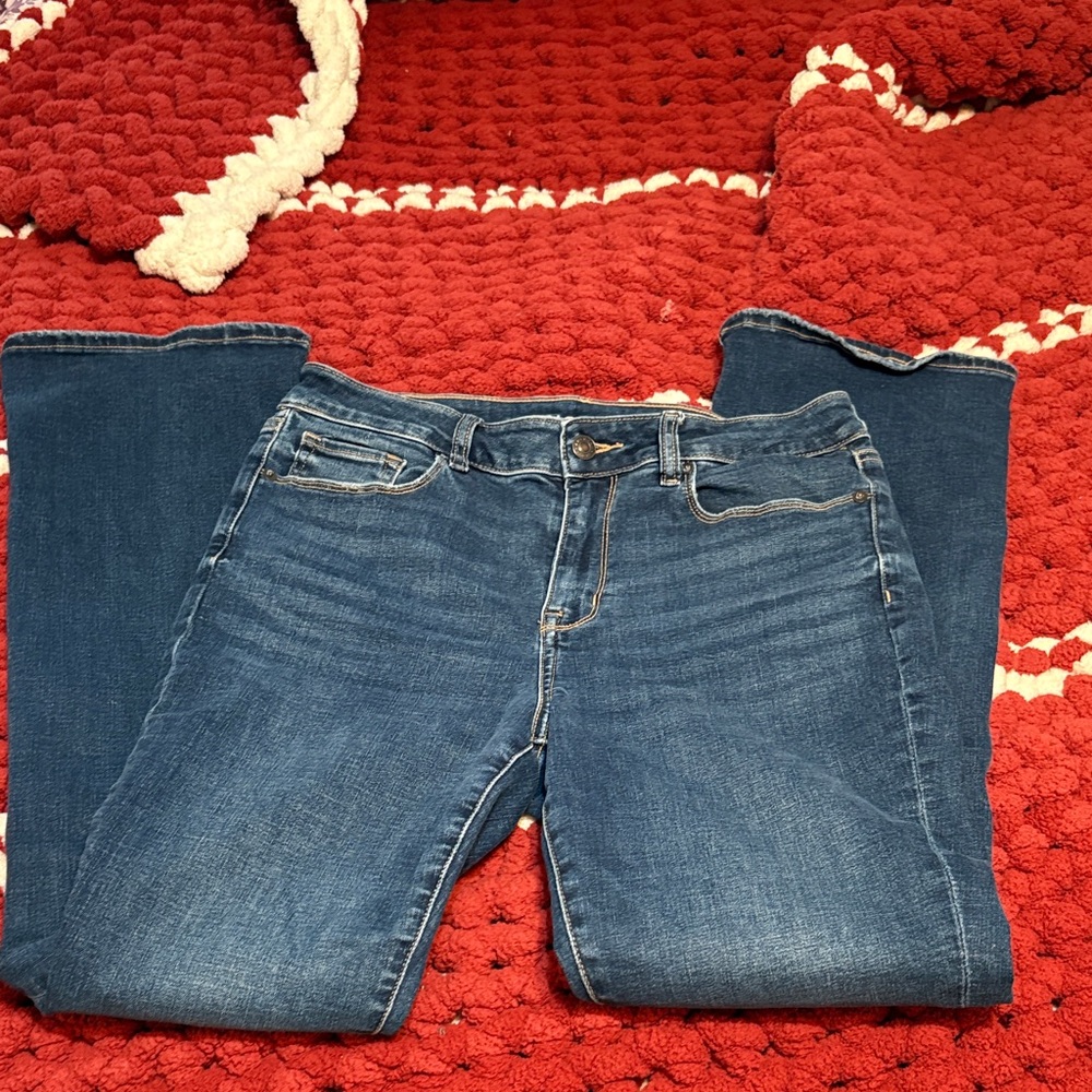 American Eagle High Rise Skinny Kick Jeans